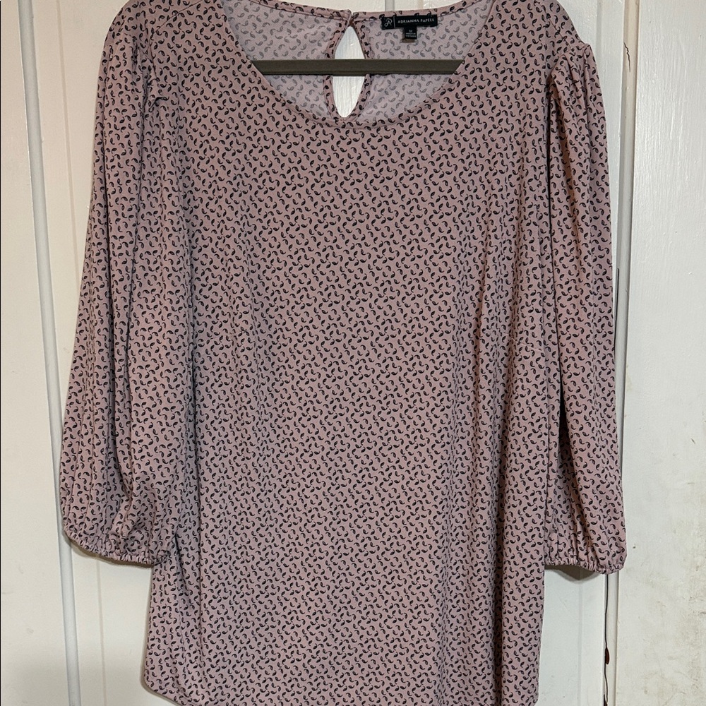 Elegant Pink Patterned Dress